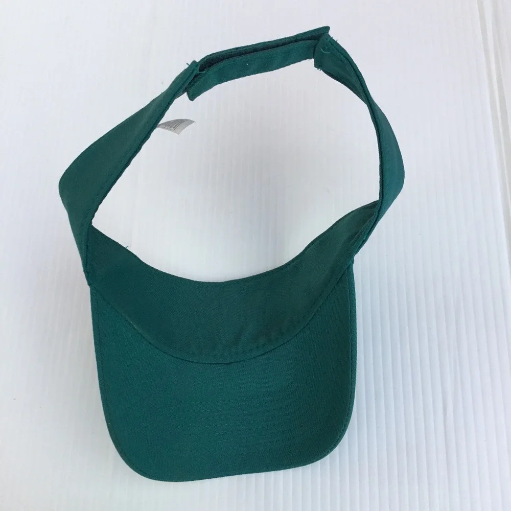 Adidas Forest Green Adjustable Cotton Athletic Golf Visor W772Z‎ 035816 OSFA